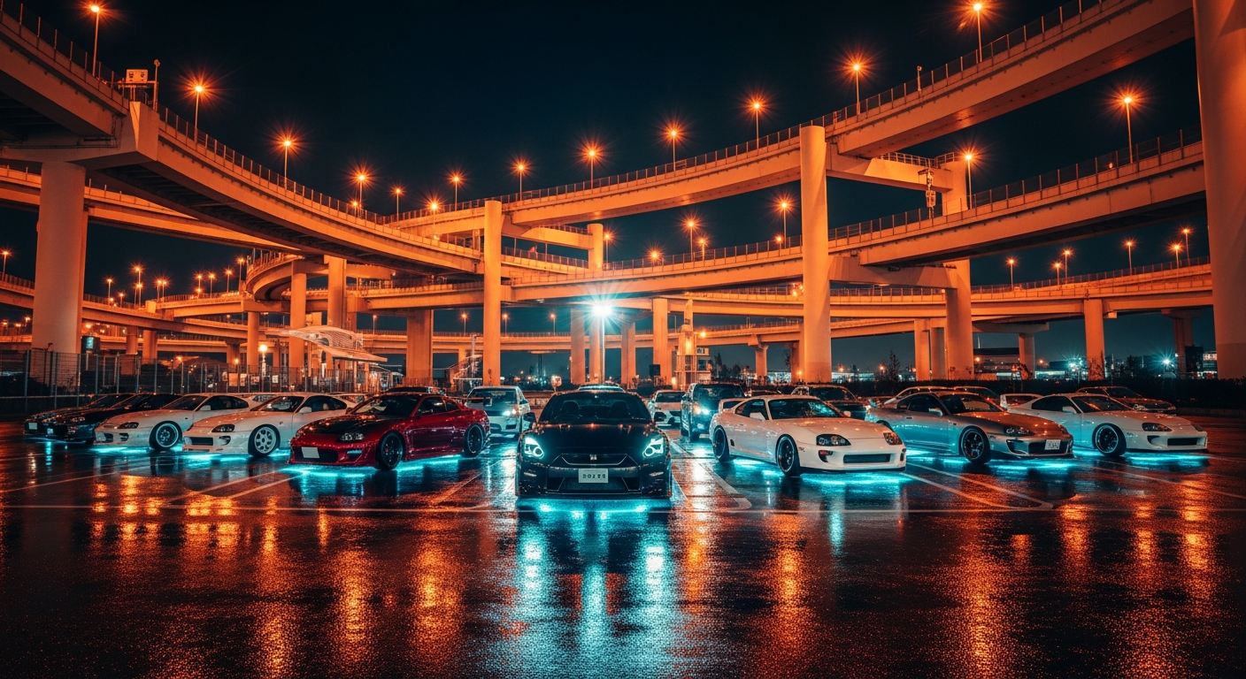 Tours from Tokyo to Daikoku Parking Area